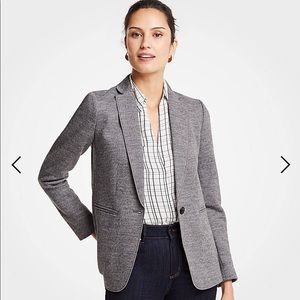 NWT Ann Taylor double face one button blazer